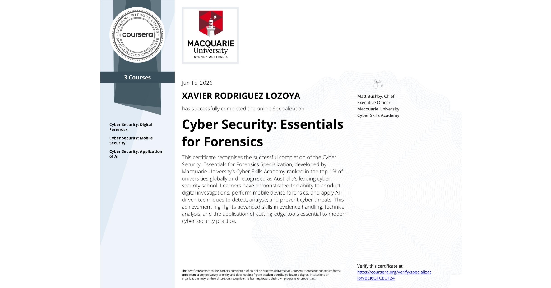 Cyber Security Forensics
